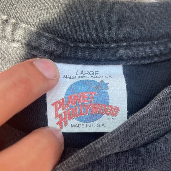 Planet Hollywood Maui Vintage Y2K Black T-Shirt - Picture 4 of 4